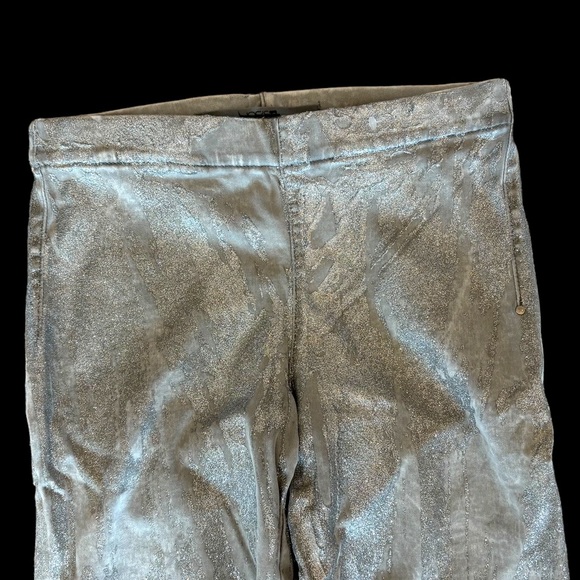 Joe’s Jeans Metallic Silver Skinny Jeans The Legging Fit - Picture 8 of 12